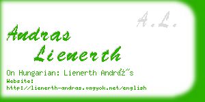 andras lienerth business card